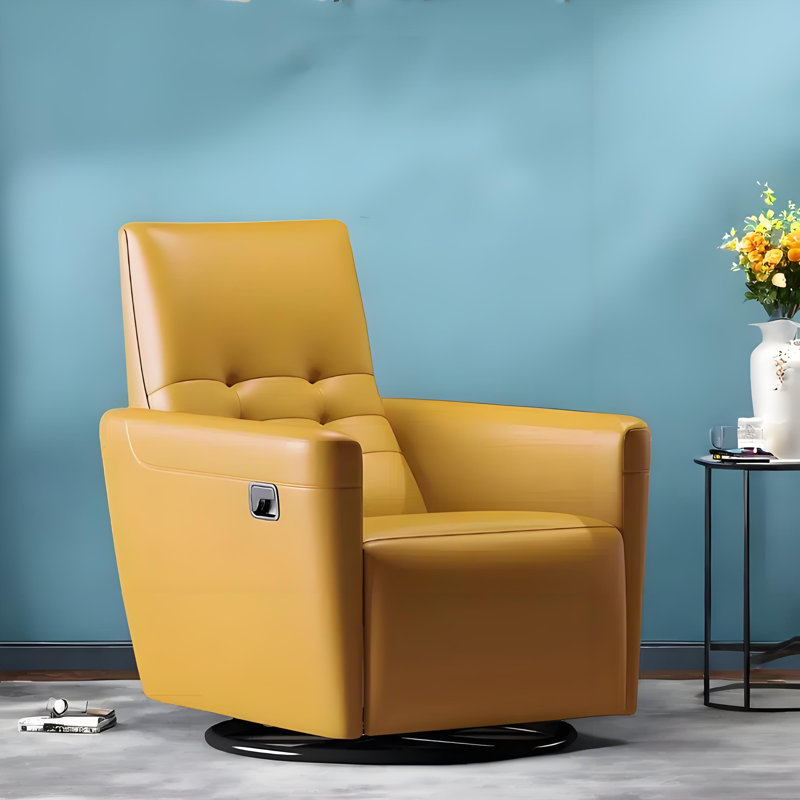 Fauteuil inclinable paresseux de qualité, Jaune