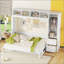 Grand lit escamotable mural avec placard et tiroirs