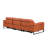 Top Grain Italian Leather Modular Power Triple Reclining Sofa With Power Headrests-110404010