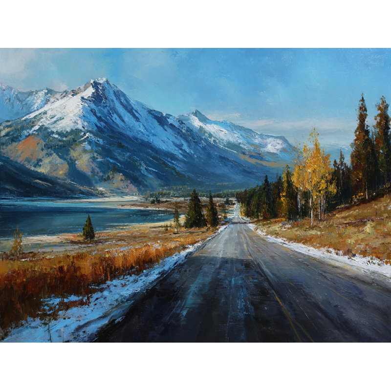 Art mural sur toile Lakeside, 16 po x 24 po