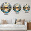 Horloge murale Birches In The Autumn Woods - Lake House-60187341