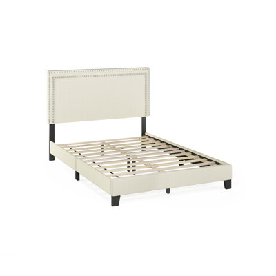 Carlester Upholstered Slat Bed