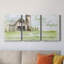 Home Sweet Home Barn - Toile tendue avec châssis de qualité supérieure - Prêt à être accroché-728320236