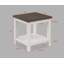 Table de bout en bois de style campagnard 1pc