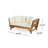 Expandable Outdoor Couch, Patio Couch With Adjustable Armrests, Outdoor Convertible Sofa With Removable Cushions&Pillows-2146000777-2146000781