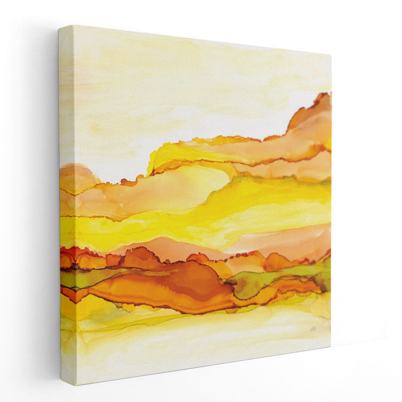 Yellowscape I - Canvas Print Wall Art, 24" H x 24" W