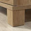 Table de nuit, finition brune