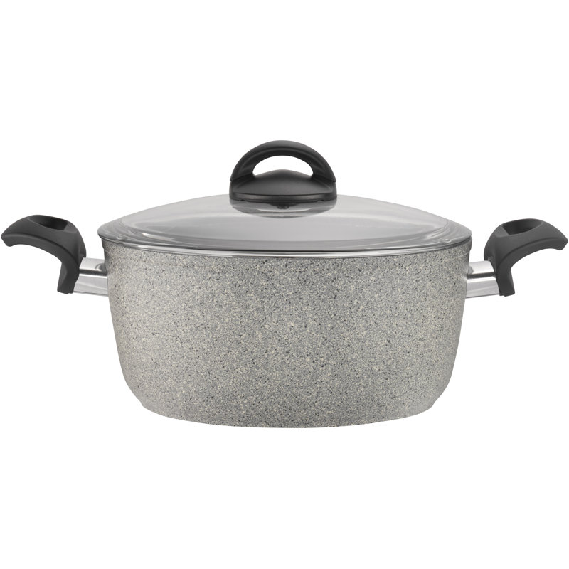 Cocotte en aluminium forgé 4,8 pte avec couvercle Ballarini Parma