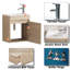 Meuble-lavabo mural simple l 16,1 po x P 9,8 po x H 17,7 po