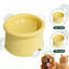 Bol surélevé en silicone pour chien, 6,29 po x 4,72 po, jaune-131215806