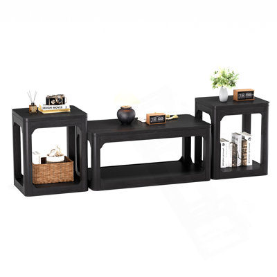 3-piece living room coffee table set