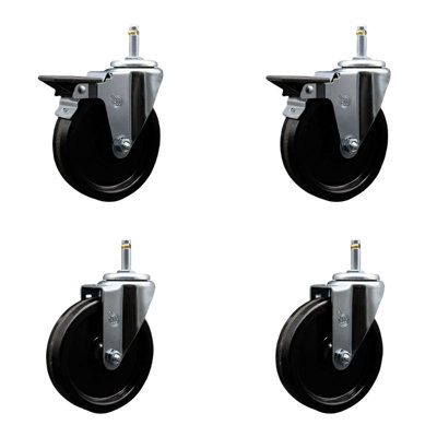 Swivel Grip Ring Stem Caster