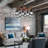8-Light Industrial Wooden Chandelier