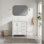 Fully Assembled Freestanding Single Bathroom Vanity With 2 Handle Sets