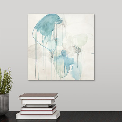 " Subtlety Cobalt " by Kari Taylor Watercolor and Acrylic Painting