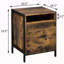 Table de chevet à 2 tiroirs
