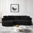 120.9" Modern Curved L-Shape Luxury Sectional, Corduroy Upholstery, Tufted Surface, No Assembly Required, 4-Seat-735842521