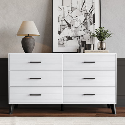Jeweldine 6 Drawer 52.56" W Double Dresser