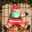 4.9 FT Lighted  Hanging Santa Claus Christmas Inflatable Decoration
