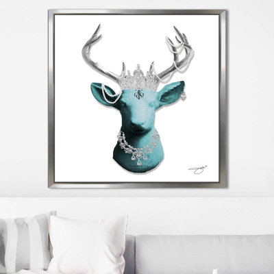 " Tiffany Deer (Square) " by By Jodi