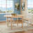 55" Solid Wood Kitchen Table