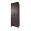 Très grande armoire de rangement espresso à 4 tablettes de 74,8 po de hauteur-155221242-151255550
