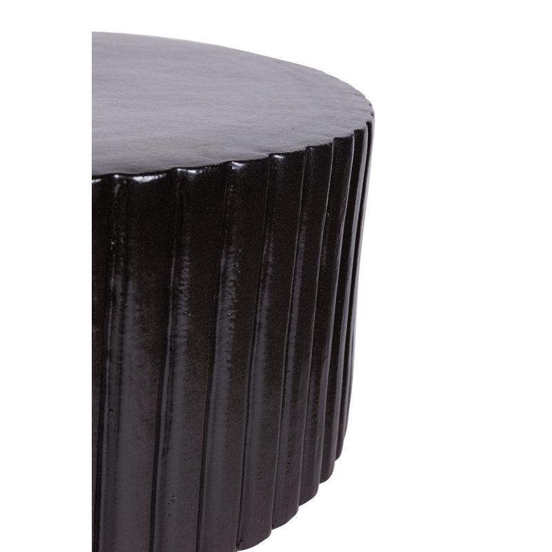Table d'appoint Flute, Fer semi-lustré