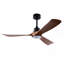 Ventilateur de plafond moderne de 52 pouces avec 3 moteurs à courant continu réversible à télécommande à 3 couleurs à intensité variable avec lumière DEL-128776946