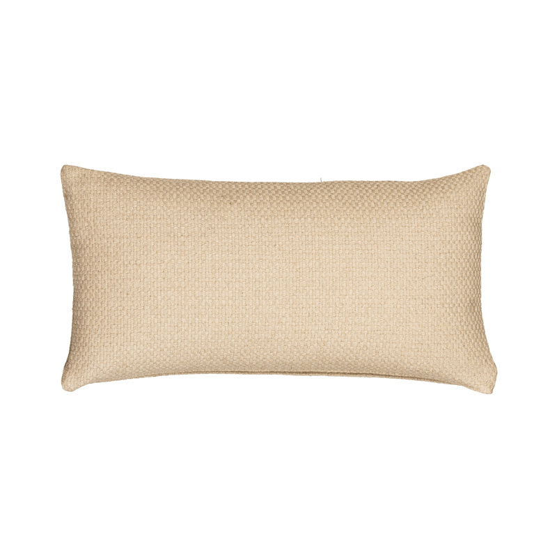 Coussin décoratif Protégé, Naturel, Rectangle 26 po x 14 po, polyester