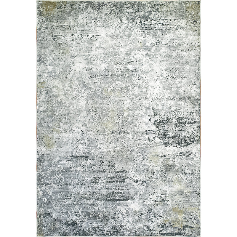 Tapis gris Newland, Rectangle 3 pi 11 po x 5 pi 7 po