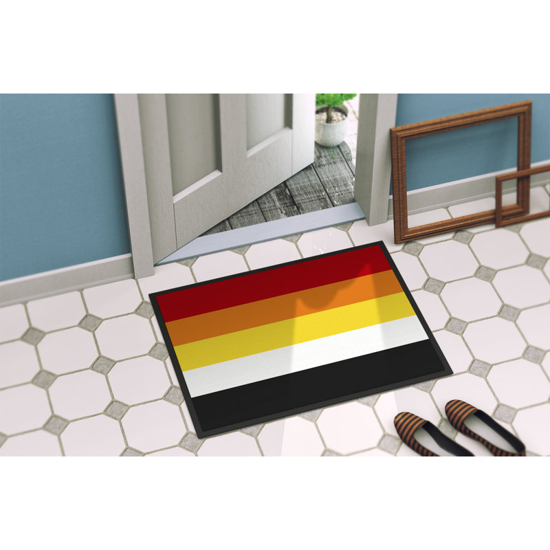 Tapis de porte USA Gay Pride, l 24 po x L 36 po, Fierté lithsexuelle