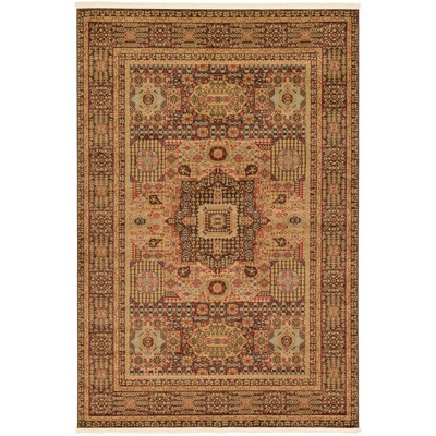 Tapis oriental jaune Palazzo