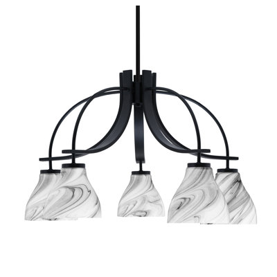 Lustre encastré avec lumière onyx Cavella