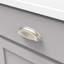 Poignée coupelle American Diner Collection - 3 po et 3-3 / 4 po Poignée d'armoire nickel satiné - Quincaillerie transitionnelle et traditionnelle pour tiroirs et armoires-86898396