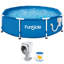 Plastic Round Frame Set Pool H x W x L , with Pump Included-95382650-129400741