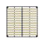 Lit tapissier grand en velours noir avec tête de lit moelleuse, structure en pin massif et en métal, 24 lattes élargies pour plateforme de poids de 1000 lb-1987837939