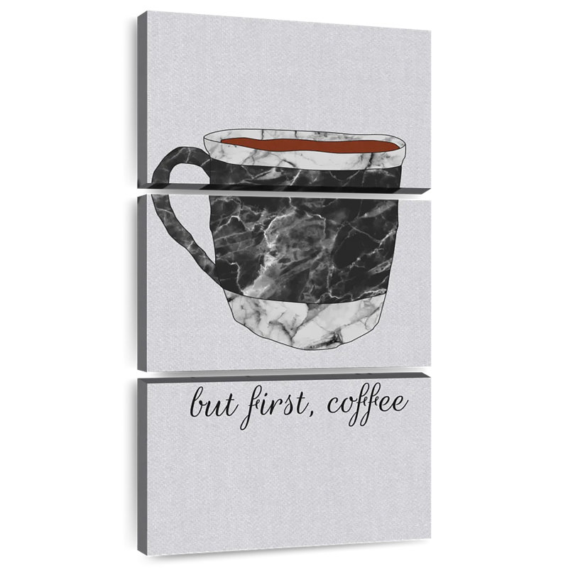 Coffee First Quote, 27" H x 12" W