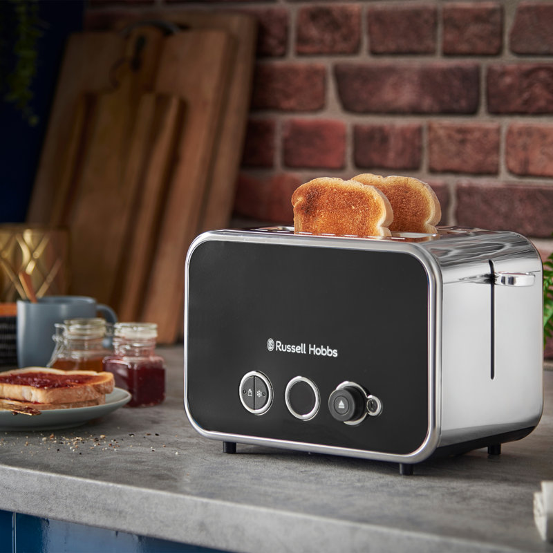 Russell Hobbs Distinctions 2 Slice Toaster, Stainless Steel