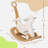 4-in-1 Rocking Horse for Toddlers 2-5 Years, Baby Rocking Horse with Detachable Balance Board and Push Handle, Alpaca-Shaped Ride On Toy with 4 Smooth Wheels, for Baby  Brown