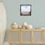 «Soft Clouds Over Beach», art mural encadré par Melissa Wang-475585662-475585632