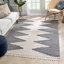 Loop-De-Loop Geometric Synthetic Area Rug-45293416