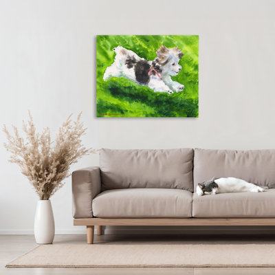 Toile de course Happy Maltipoo, conception de George Dyachenko