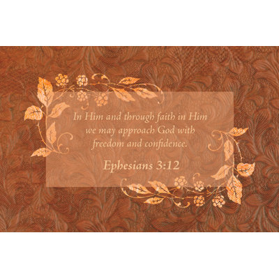Floral Vine Ephesians 312 - Wrapped Canvas Print