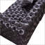 Canapé modulaire moderne en similicuir 5 places avec capitonnage à boutons fait à la main et 5 coussins, brun foncé