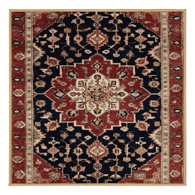 Tapis brun lavable à la machine