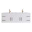 Ensemble de meuble-lavabo double mural 72 po Spring-1392428445