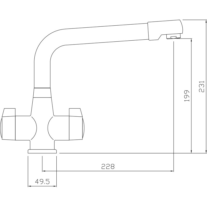 Abode Designs Turina Kitchen Faucet