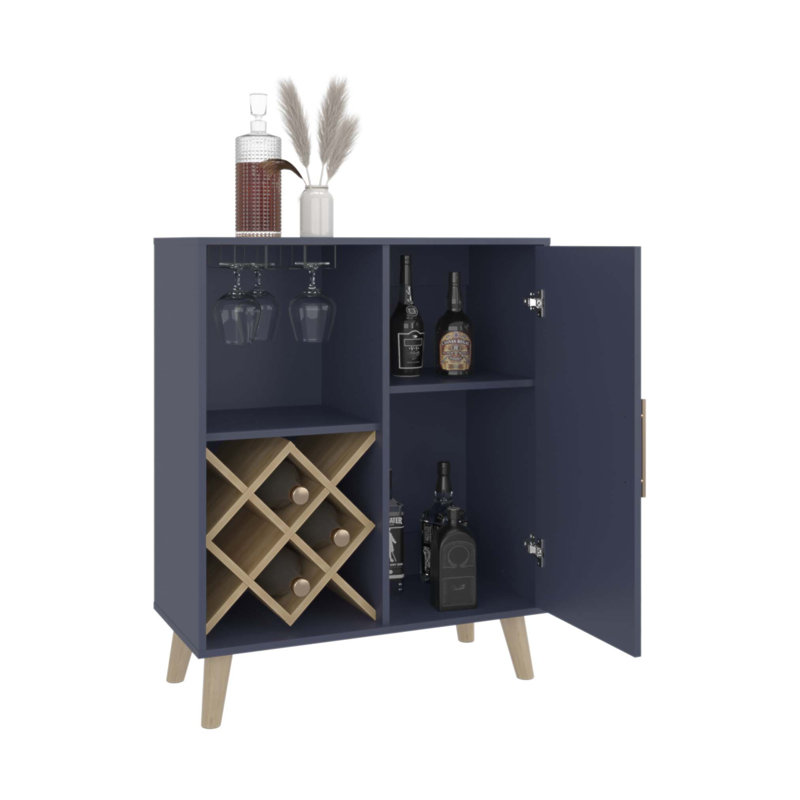 Armoire de bar moderne avec rangement ouvert Cave