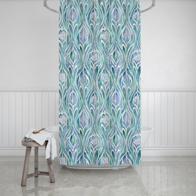 Georgianne Abstract Shower Curtain