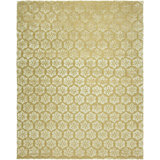 Floral Area Rug in Gold